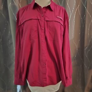 Eddie Bauer Women's Adventurer Pro‎ Field Shirt Size Xl Pink